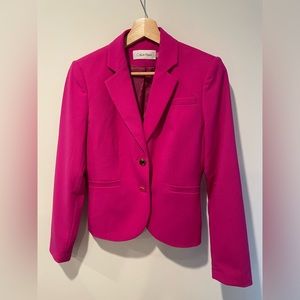 Hot Pink Calvin Klein women’s Blazer Size 2